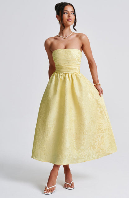 Vestido Midi Saoirse - Limón