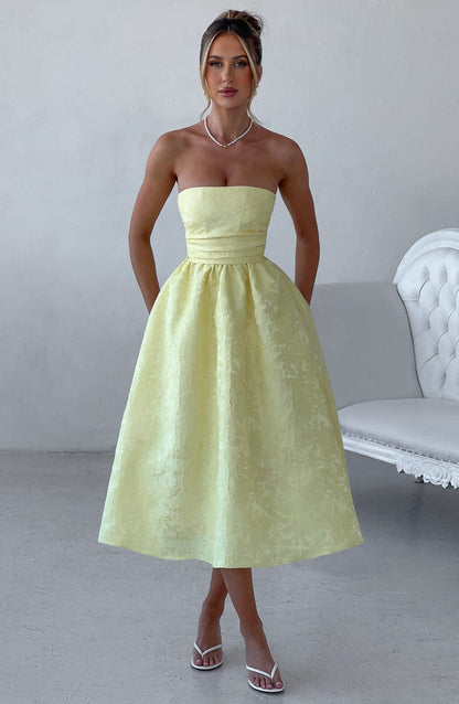 Vestido Midi Saoirse - Limón