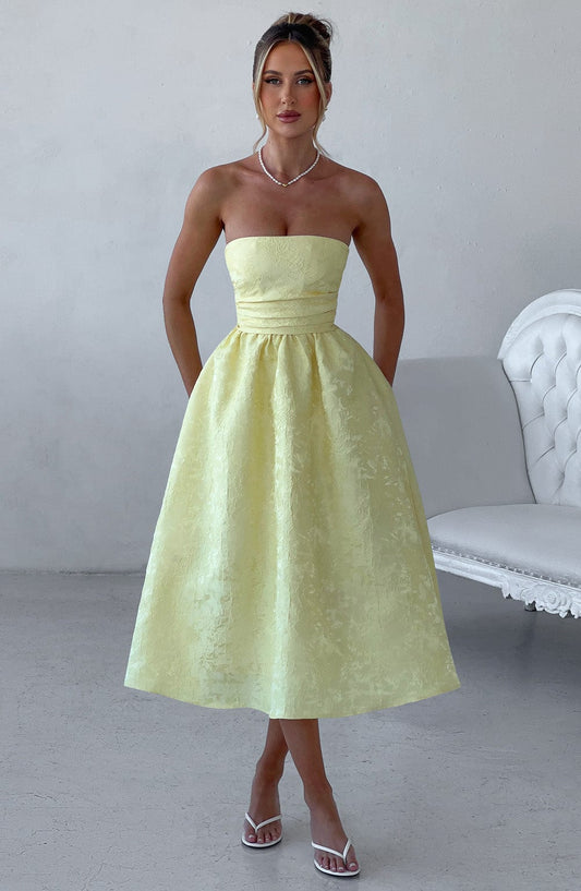 Vestido Midi Saoirse - Limón