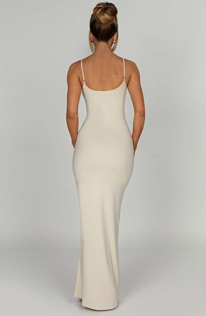 Vestido Maxi Saskia - Crema