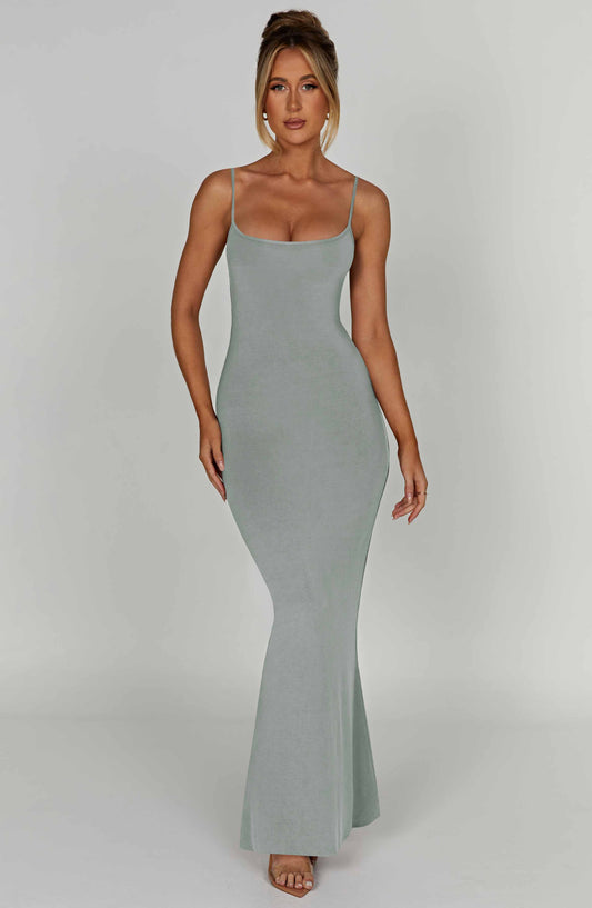 Vestido Maxi Saskia - Acero