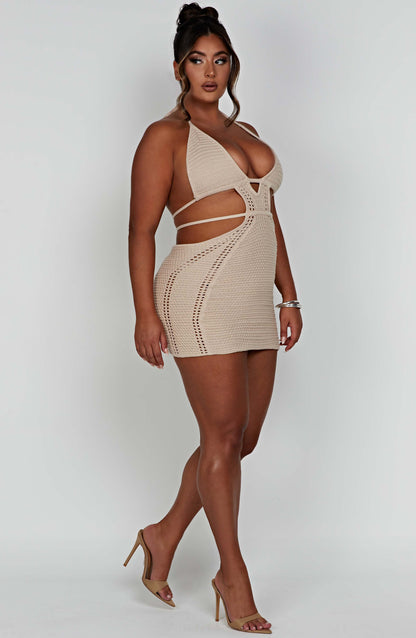 Vestido Mini Selena - Crema