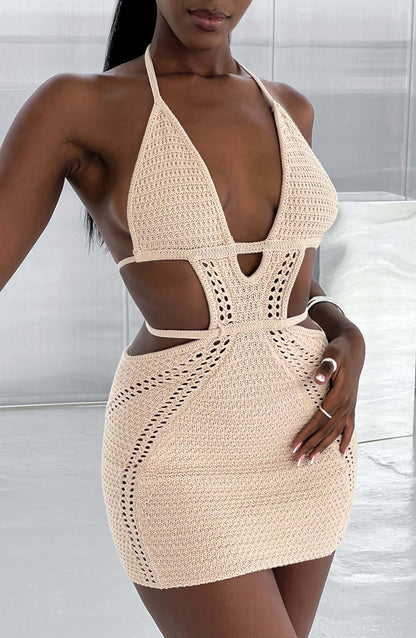 Vestido Mini Selena - Crema