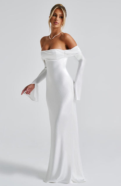 Vestido Maxi Selene - Marfil