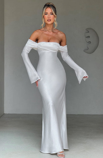 Vestido Maxi Selene - Marfil