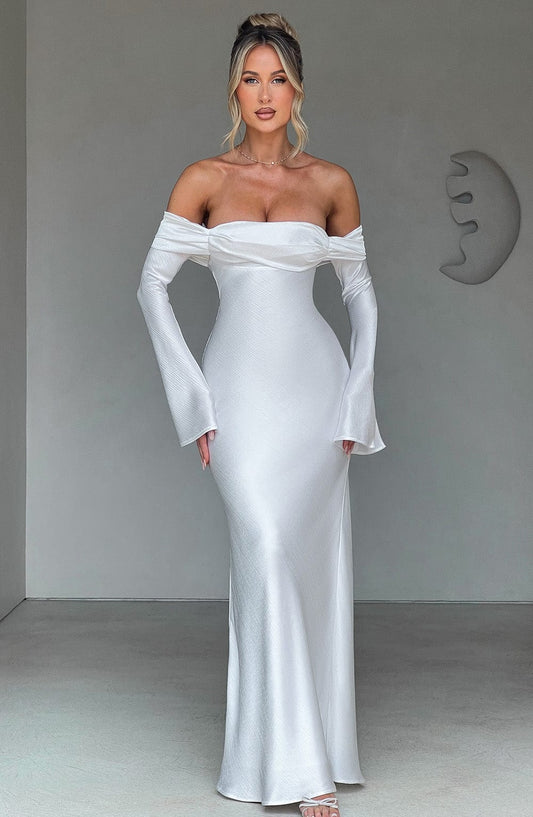 Vestido Maxi Selene - Marfil