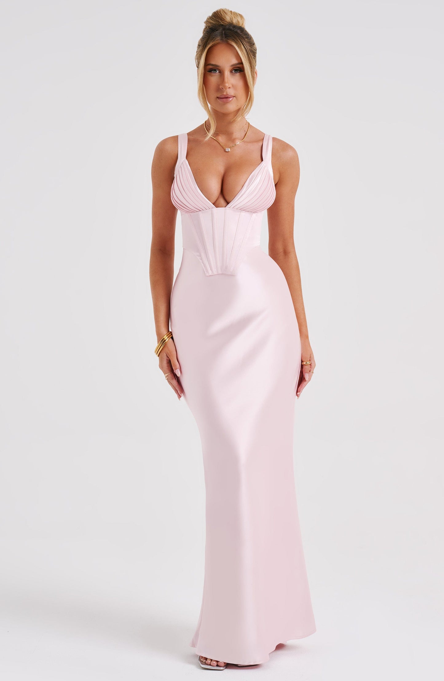 Vestido Maxi Shae - Rosa Claro