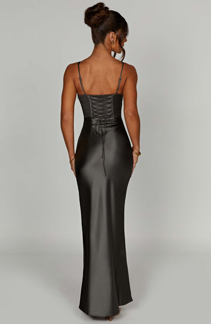 Vestido Maxi Shae - Carbón