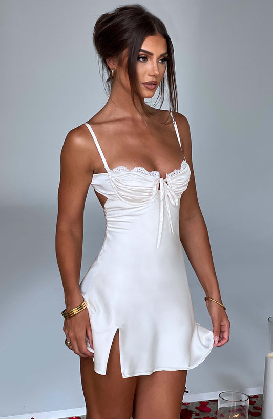 Vestido Mini Sherise - Marfil