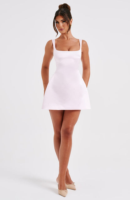 Vestido Mini Sofie - Rosa Claro