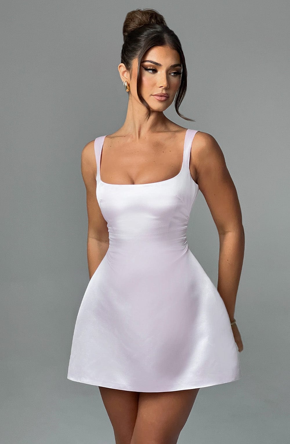 Vestido Mini Sofie - Rosa Claro