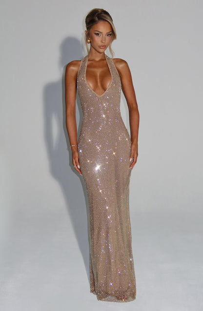 Vestido Maxi Starla - Dorado