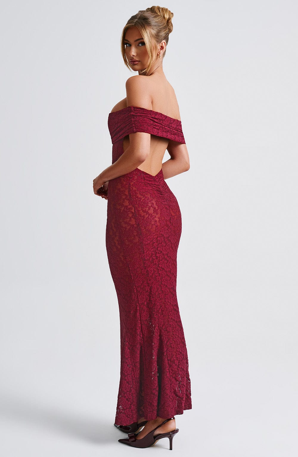 Vestido Maxi Stephanie - Burdeos