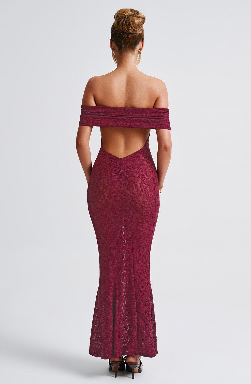 Vestido Maxi Stephanie - Burdeos