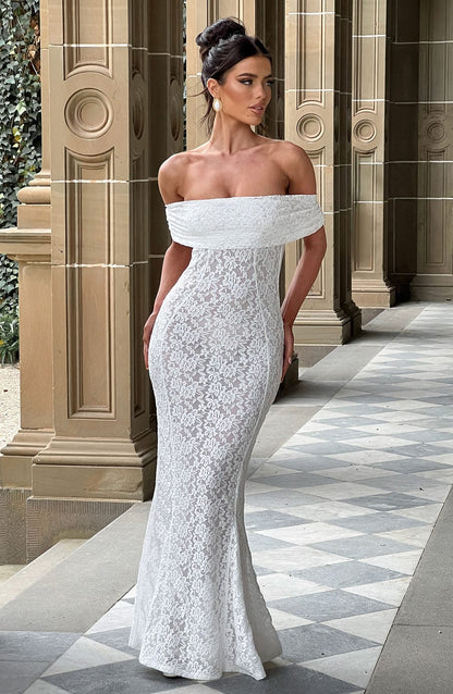 Vestido Maxi Stephanie - Marfil