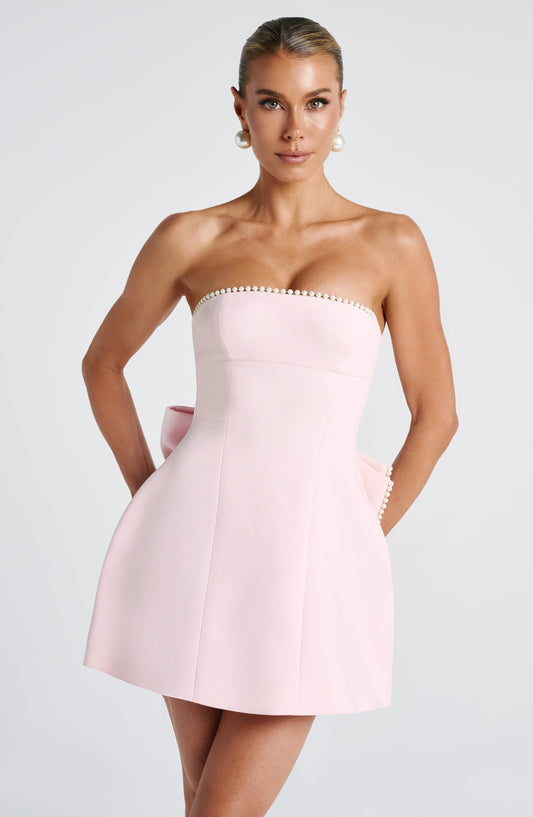 Vestido Mini Suni - Rosa Pálido