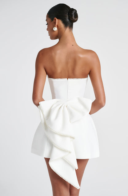 Vestido Mini Suni - Marfil