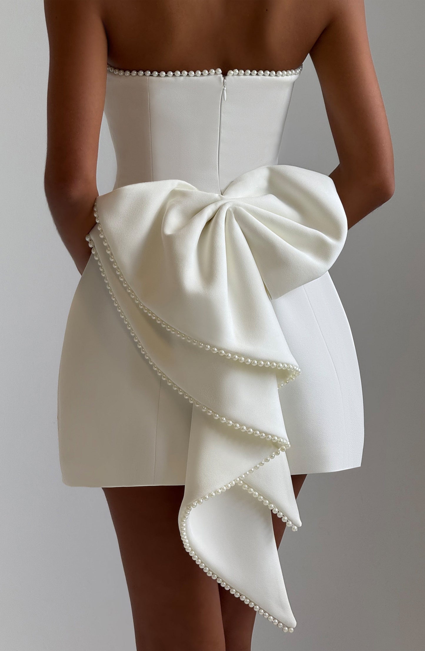 Vestido Mini Suni - Marfil