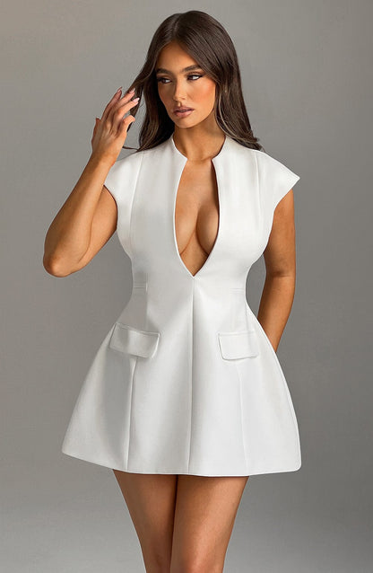 Vestido Mini Suri - Marfil