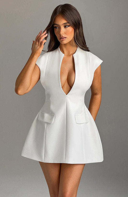 Vestido Mini Suri - Marfil
