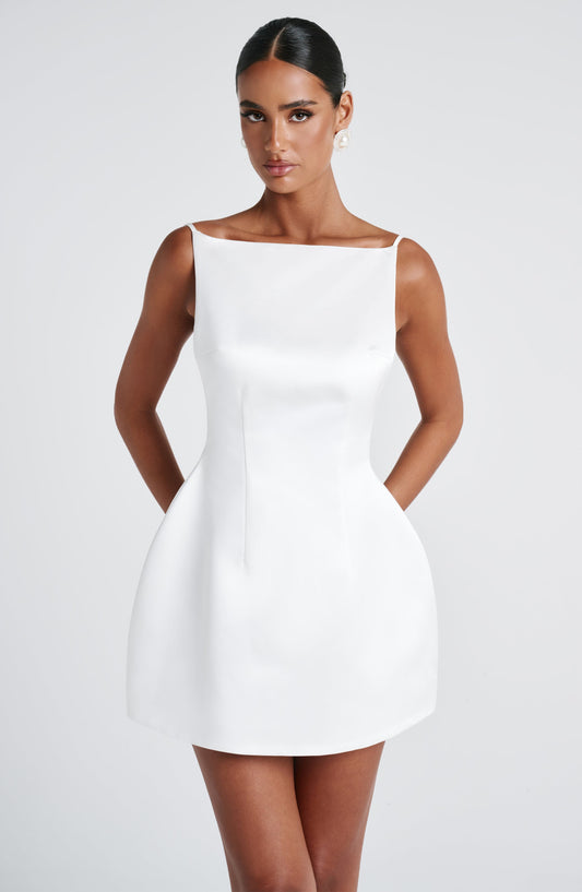 Vestido Mini Tate - Marfil