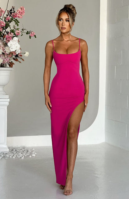 Vestido Maxi Tiarne - Rosa Fucsia
