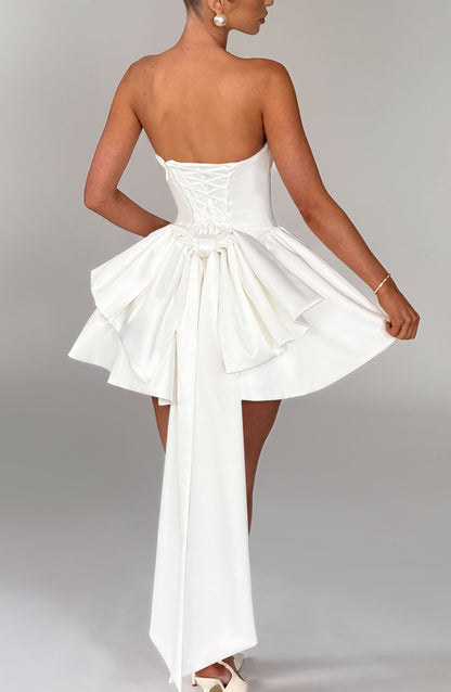 Vestido Mini Trinity - Marfil
