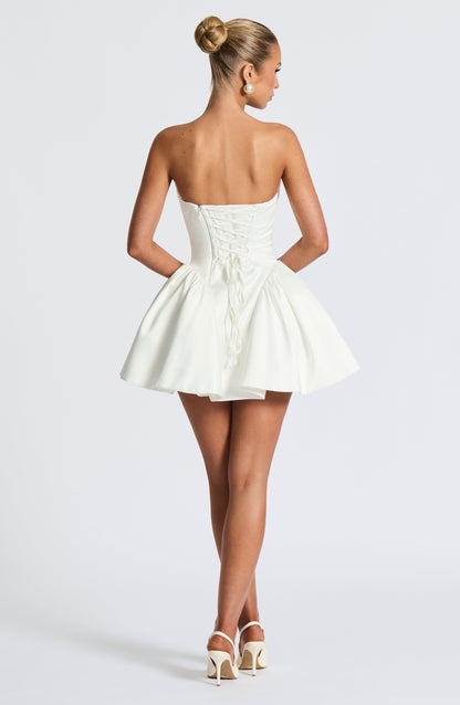 Vestido Mini Trinity - Marfil