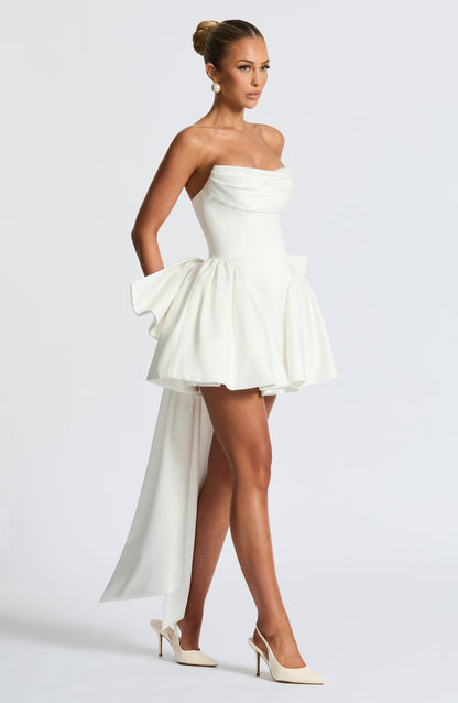Vestido Mini Trinity - Marfil