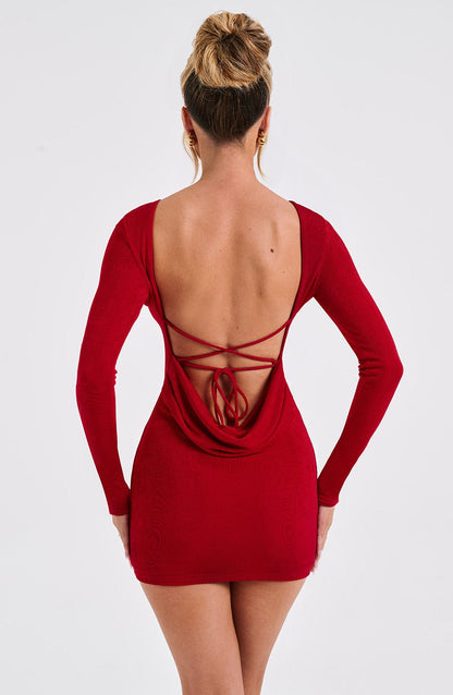 Un vestido corto - Rojo