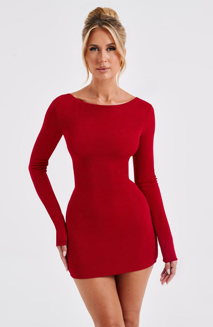 Un vestido corto - Rojo