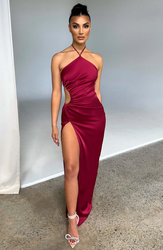 Vestido Maxi Vanessa - Vino