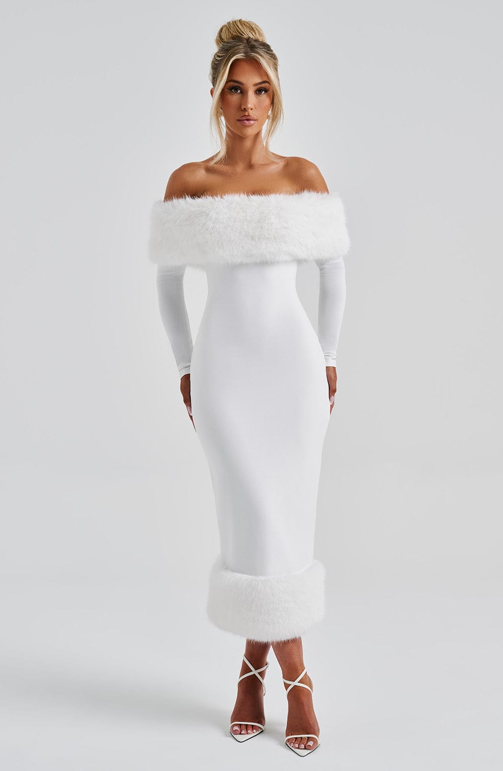 Vestido Midi Vittoria - Marfil
