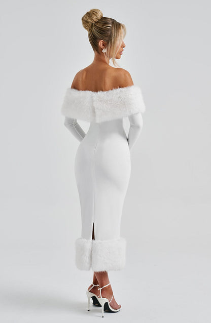 Vestido Midi Vittoria - Marfil
