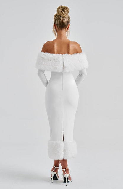 Vestido Midi Vittoria - Marfil