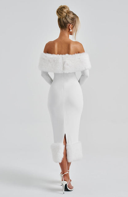 Vestido Midi Vittoria - Marfil