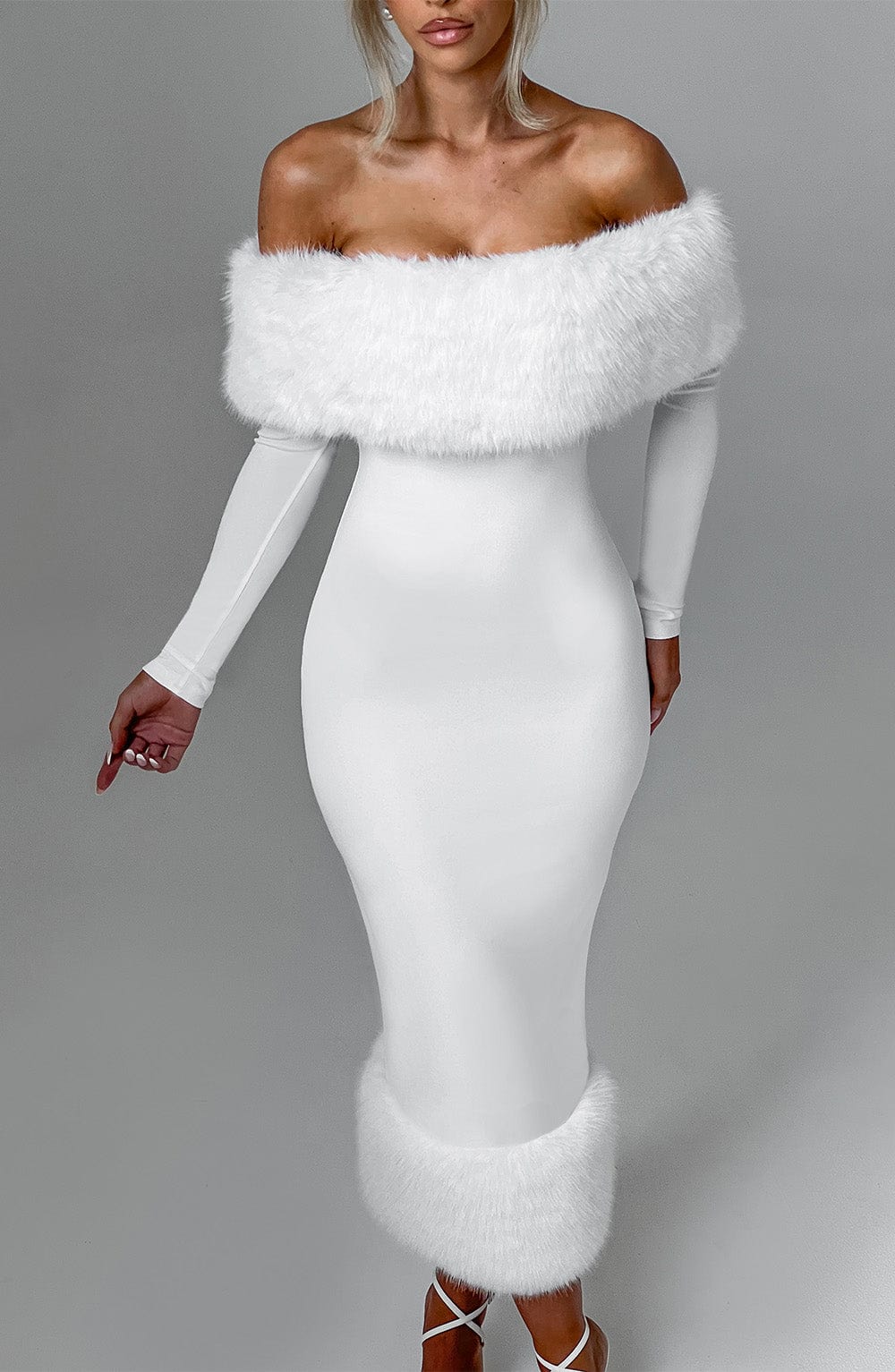 Vestido Midi Vittoria - Marfil