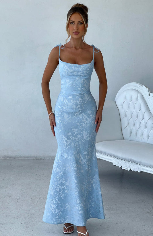 Vestido Maxi Whitney - Azul