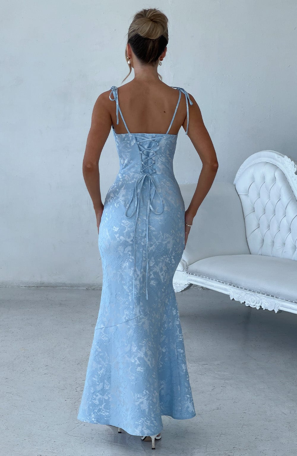 Vestido Maxi Whitney - Azul