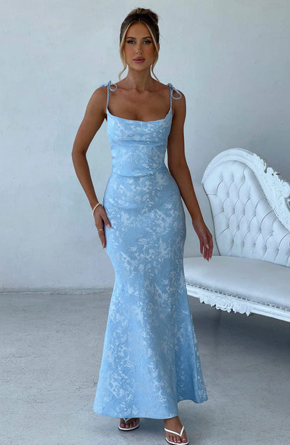 Vestido Maxi Whitney - Azul