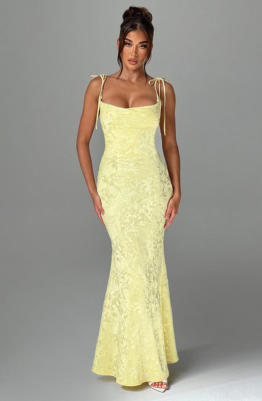 Vestido Maxi Whitney - Limón