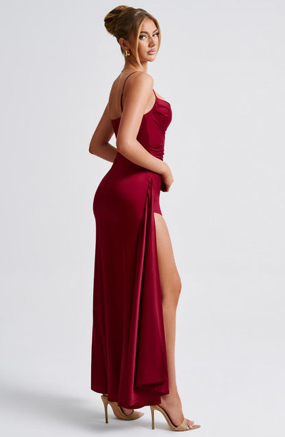 Vestido Maxi Winona - Burdeos