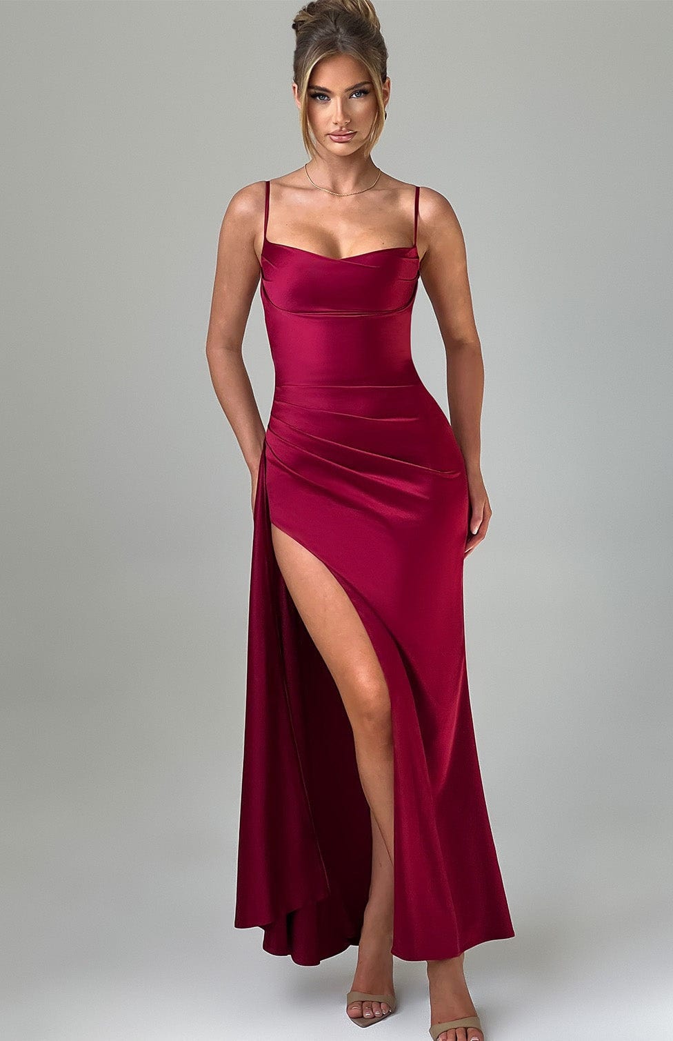 Vestido Maxi Winona - Burdeos