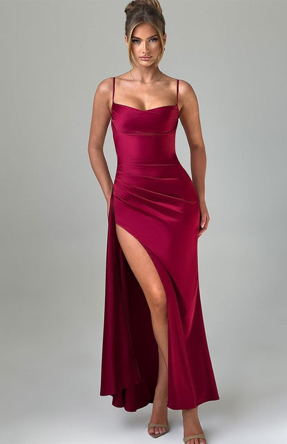 Vestido Maxi Winona - Burdeos