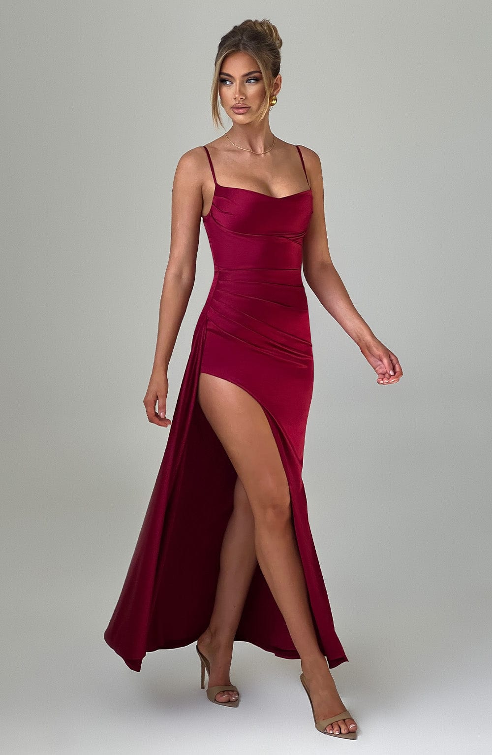 Vestido Maxi Winona - Burdeos