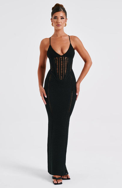 Vestido Maxi Xanthe - Negro