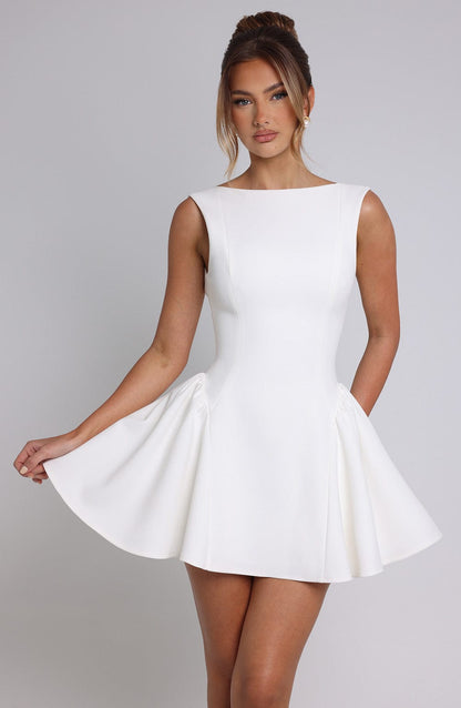 Vestido Mini Yalina - Marfil