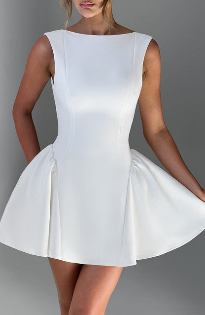 Vestido Mini Yalina - Marfil