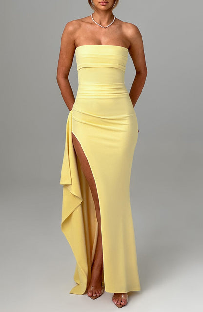 Vestido Maxi Zafira - Limón