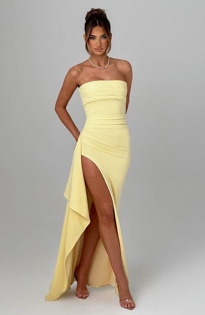 Vestido Maxi Zafira - Limón